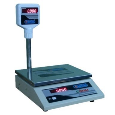 A digital counter weighing machine — the gold weight indicator reference